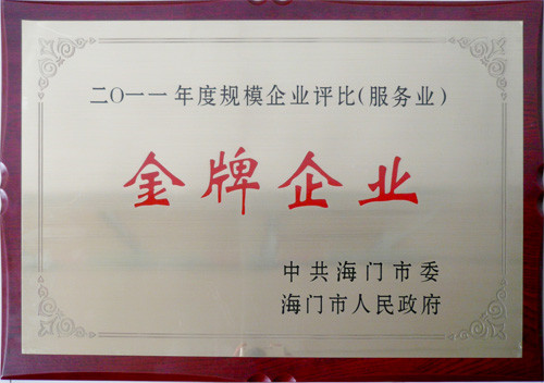 赛城集团再摘服务业“金牌” 受到市委市政府隆重表彰