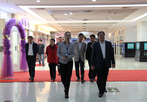 国家发改委秘书长李朴民一行调研叠石桥家纺市场