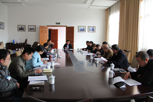 叠石桥家纺城组织集体学习活动  认真领会和贯彻赛城集团2014年度总结表彰大会精神
