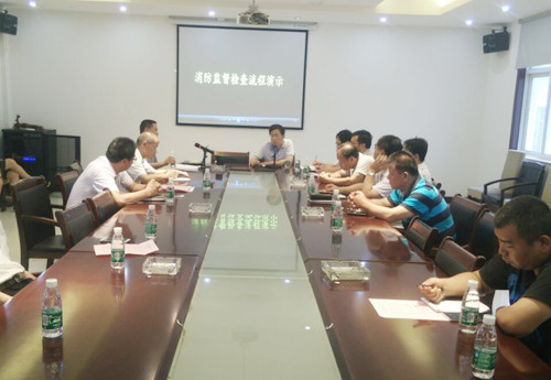 海门高新区在苏中农副产品交易中心召开消防监督培训会议