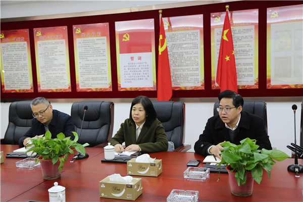 海门区政协领导来集团走访座谈