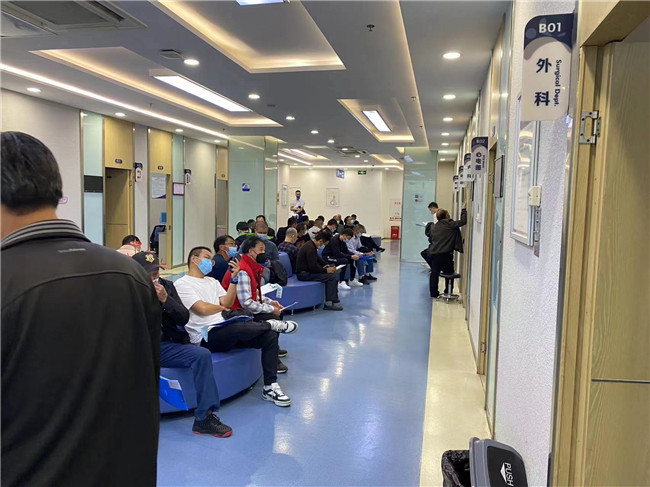 集团公司开展员工健康大体检活动