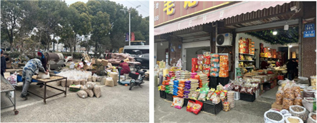 苏中农副产品交易中心迎来年货销售高峰期